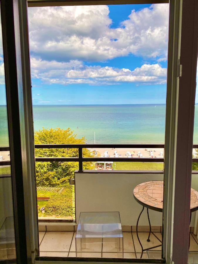 Studio Mit Panorama-Meerblick Und Direkter Strandlage In Scharbeutz Esterno foto