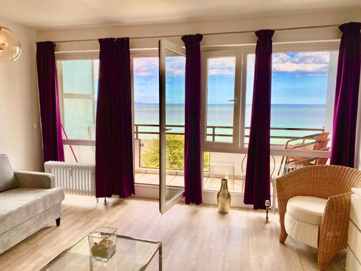 Studio Mit Panorama-Meerblick Und Direkter Strandlage In Scharbeutz Esterno foto