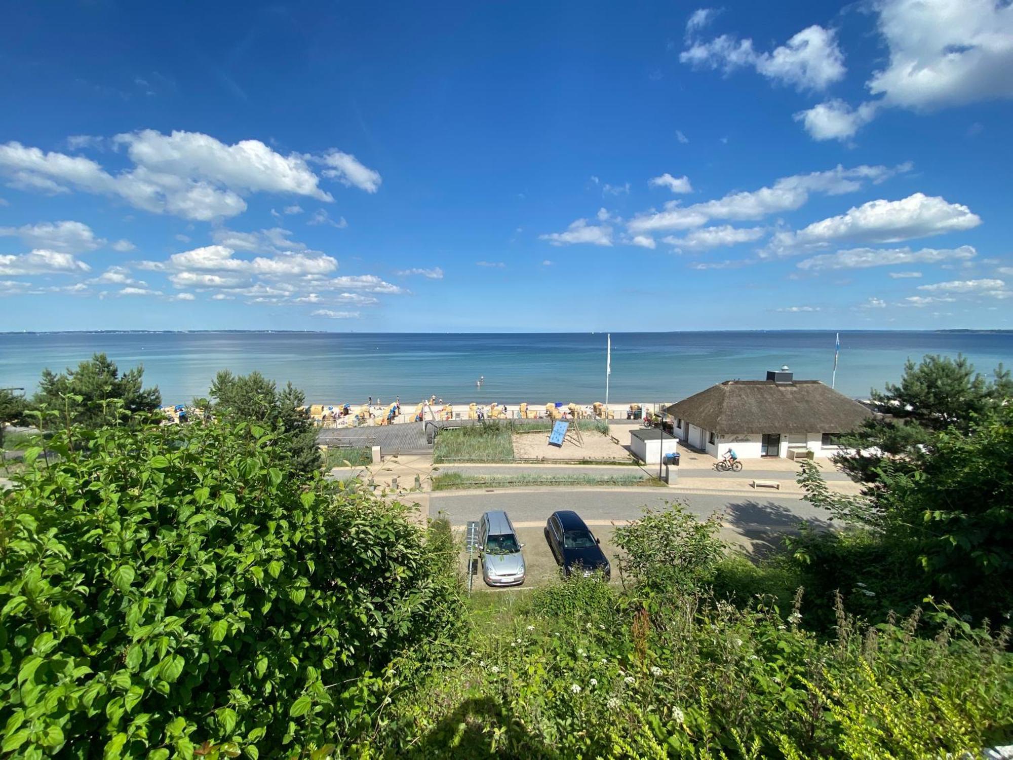 Studio Mit Panorama-Meerblick Und Direkter Strandlage In Scharbeutz Esterno foto